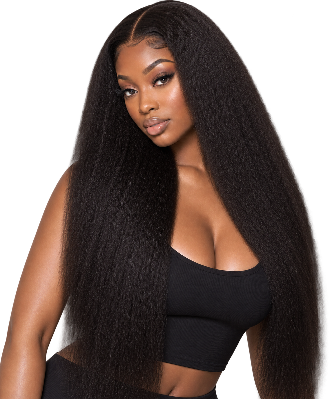 Kinky Straight lace wig by Nayari Hair